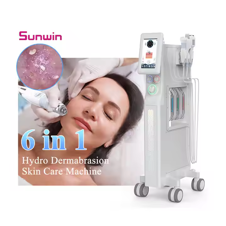 2024 6 in 1 Aqua Peeling Hydro Dermabrasion Machine Skin Cleansing for Clinic Beauty Salon Use